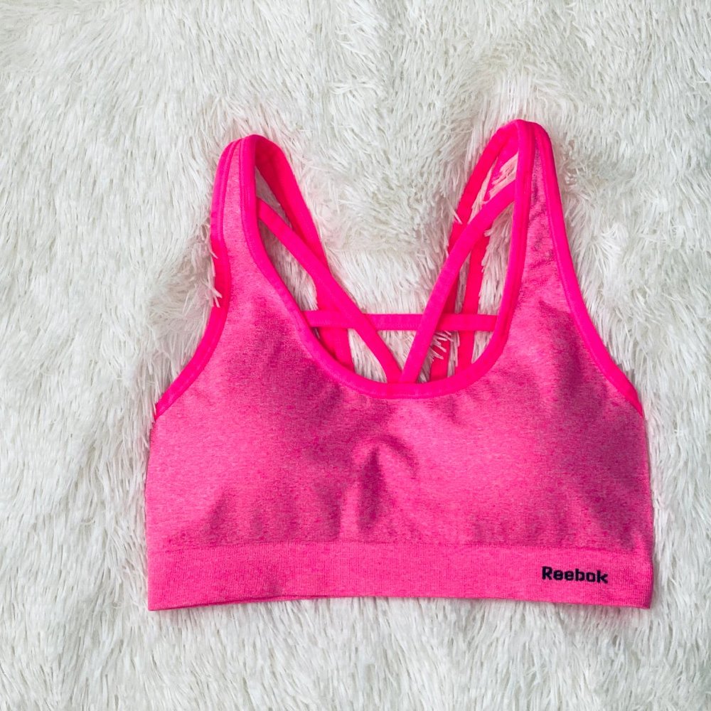 Reebok Sport Bra Seamless Front Interest - Size: S